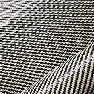 Carbon Fiber Hybrid Gul Kevlar-stoff